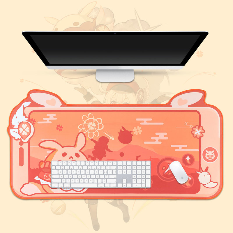Home Office Keyboard And Mouse - Genshin Impact Klee Large Mouse Pad
