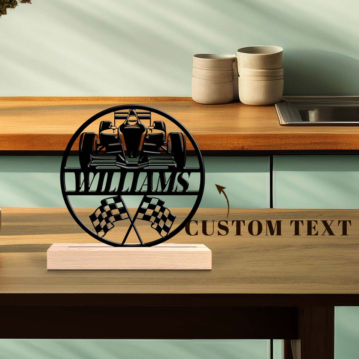 Home Office Gifts - 1Pc Csutom Name F1 Race Car