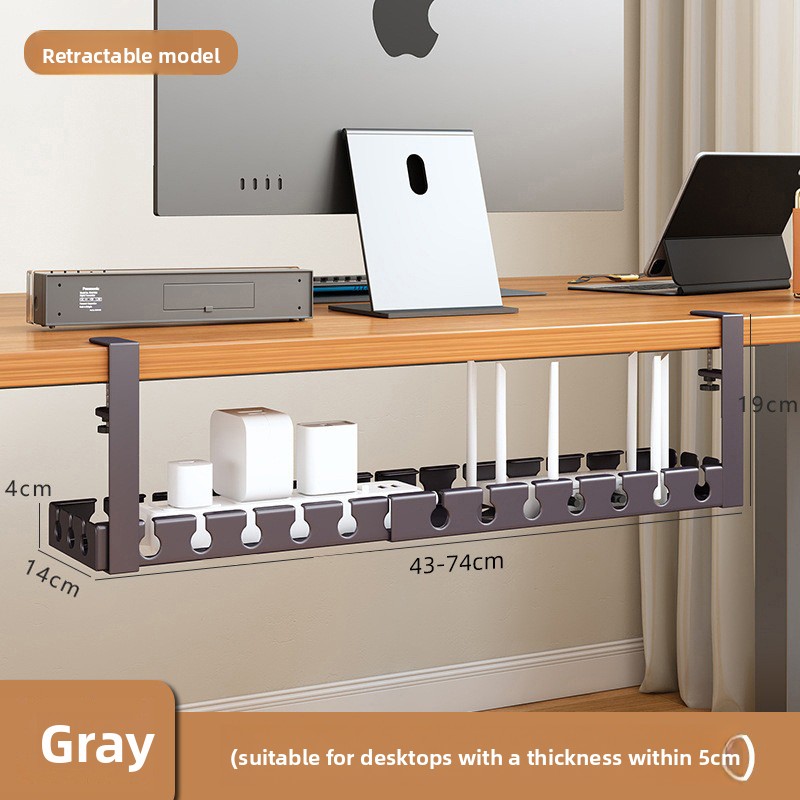 Retractable No Drill Clamp On  - огляд і ціна Power Strip Desk