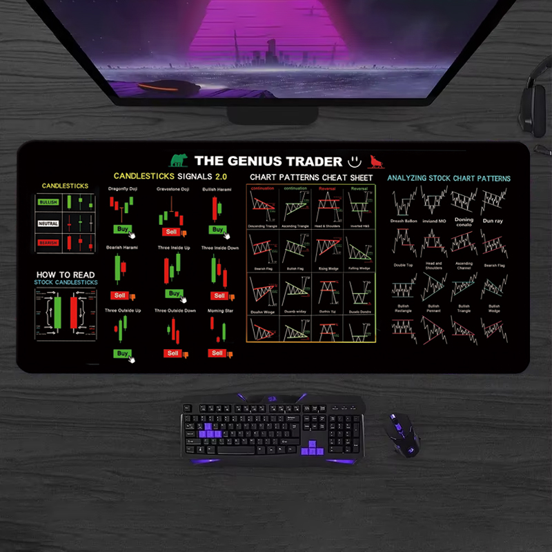 EXCO Stock Market Trader Leath - огляд і ціна Home Office Keyboard And Mouse