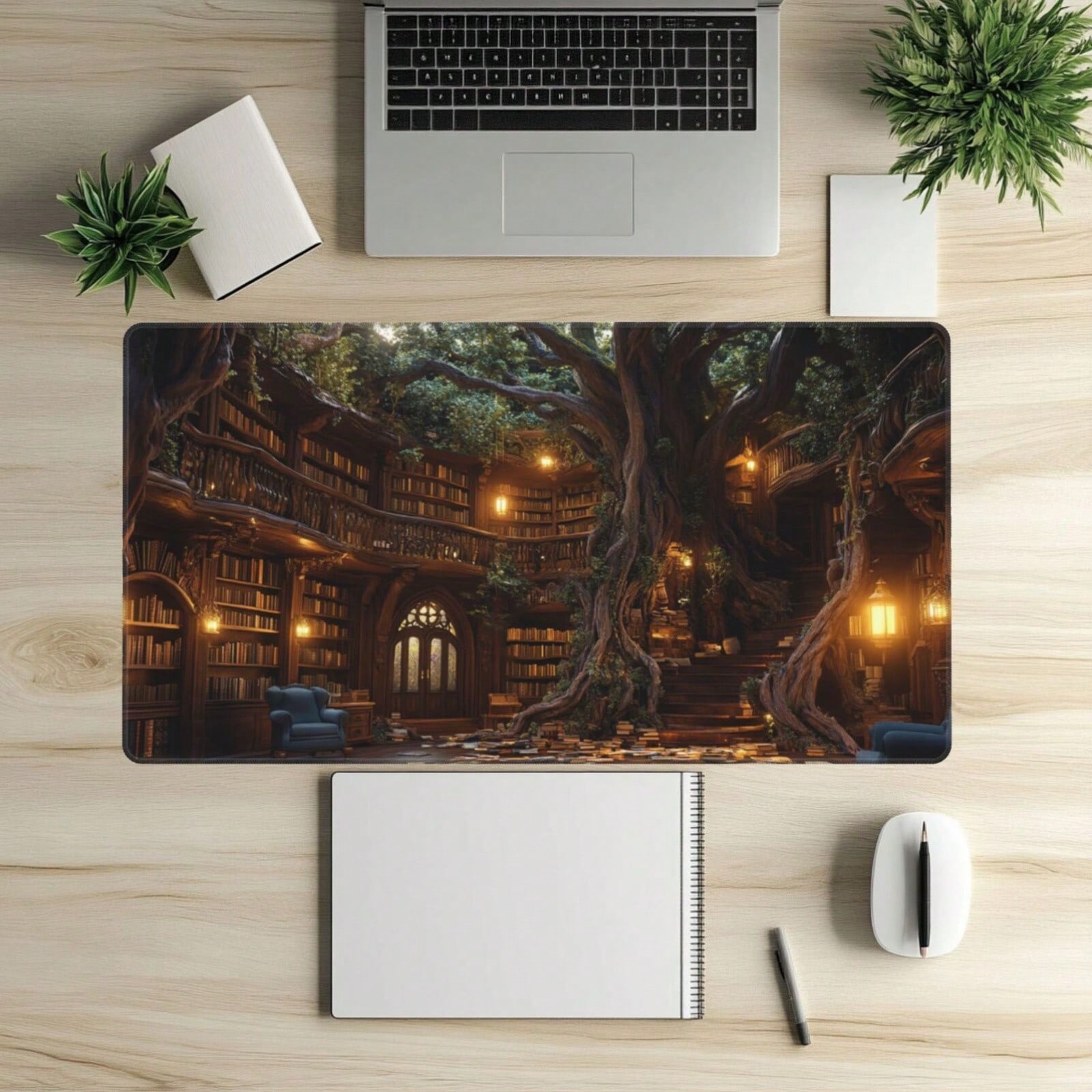 1pc A Magical Library Forest-T - огляд і ціна Home Office And Library