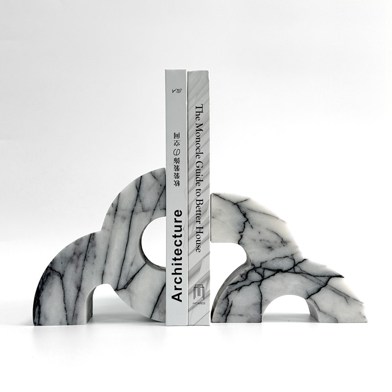 Modern Marble Bookends Heavy D - огляд і ціна Home Office And Library