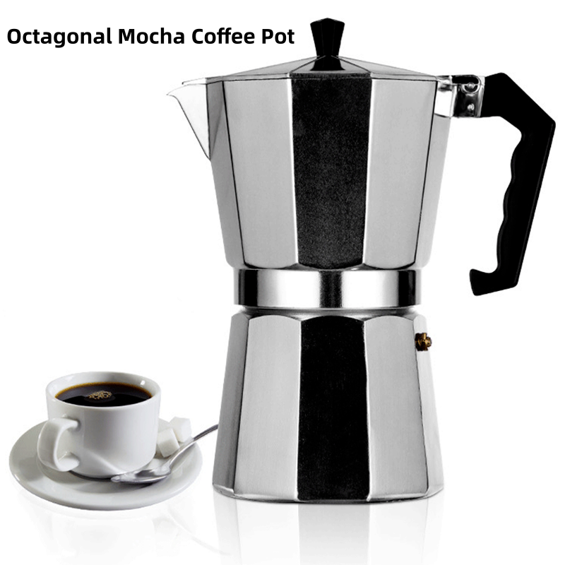 Aluminum Coffee Kettle Latte P - огляд і ціна Home Office Moka