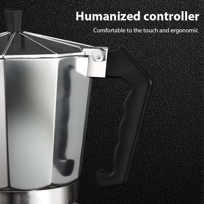 Aluminum Coffee Kettle Latte P - огляд і ціна Home Office Moka