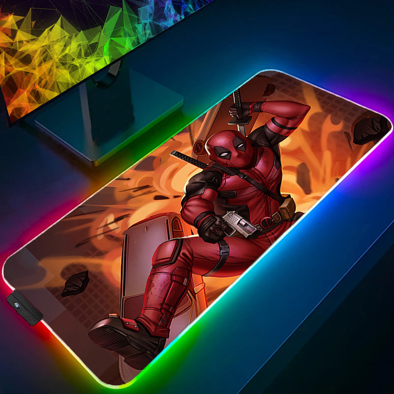 LED Mouse Pad Gaming Backlight - огляд і ціна Home Office Keyboard And Mouse