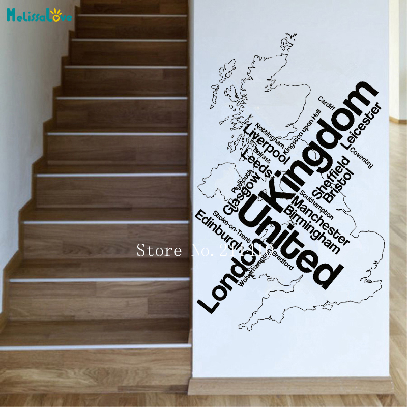 Wall Sticker Map London Unied  - огляд і ціна Home Office Of London