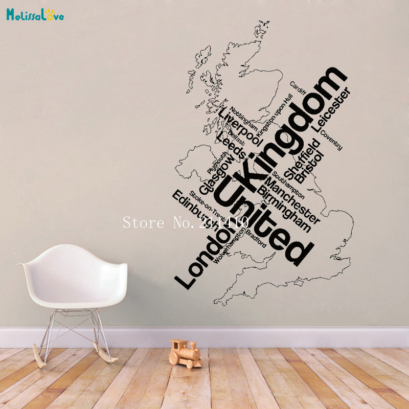 Wall Sticker Map London Unied  - огляд і ціна Home Office Of London