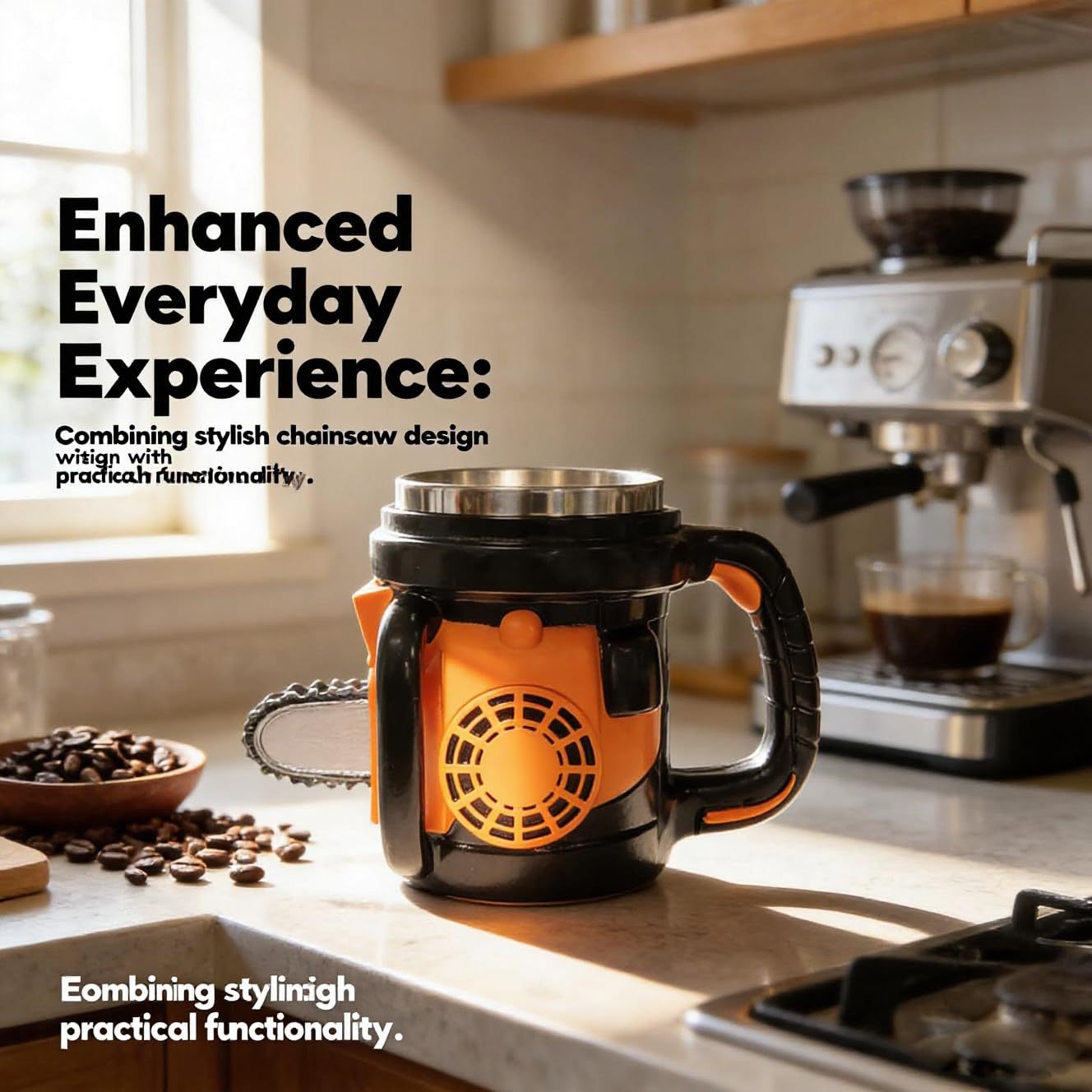 400ml Chainsaw Design Coffee T - огляд і ціна Home Office Design Ideas