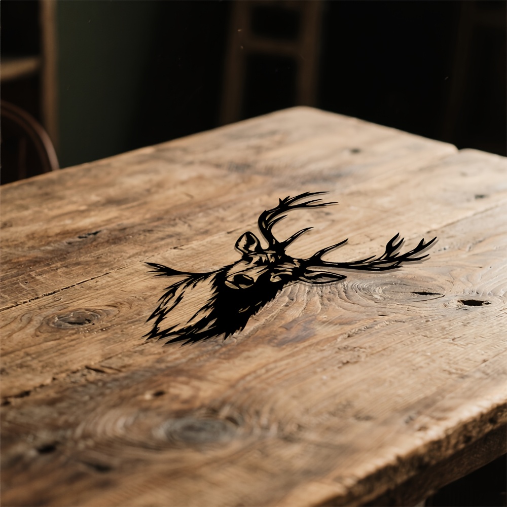 Metal Deer Head Wall Art, Iron - огляд і ціна Home Office Head