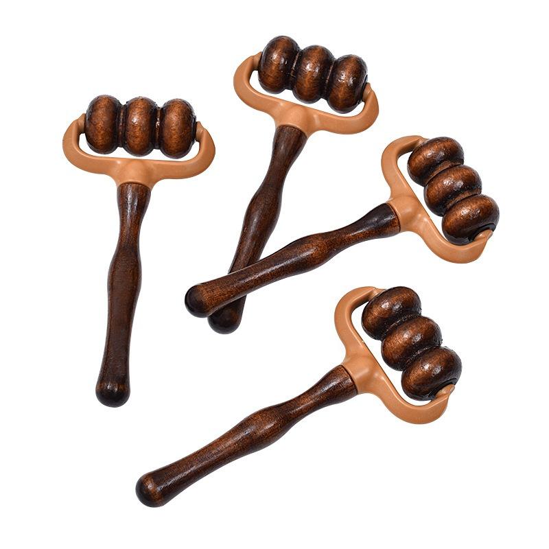 Wooden Massage Roller Handheld - огляд і ціна Home Office Head