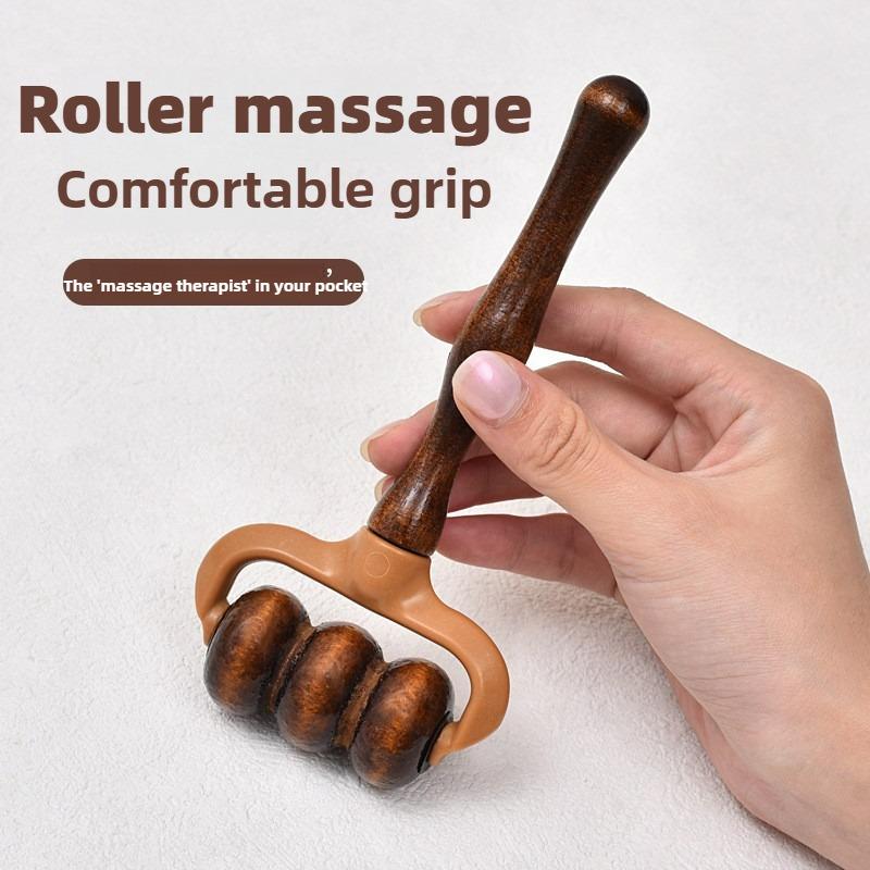 Wooden Massage Roller Handheld - огляд і ціна Home Office Head