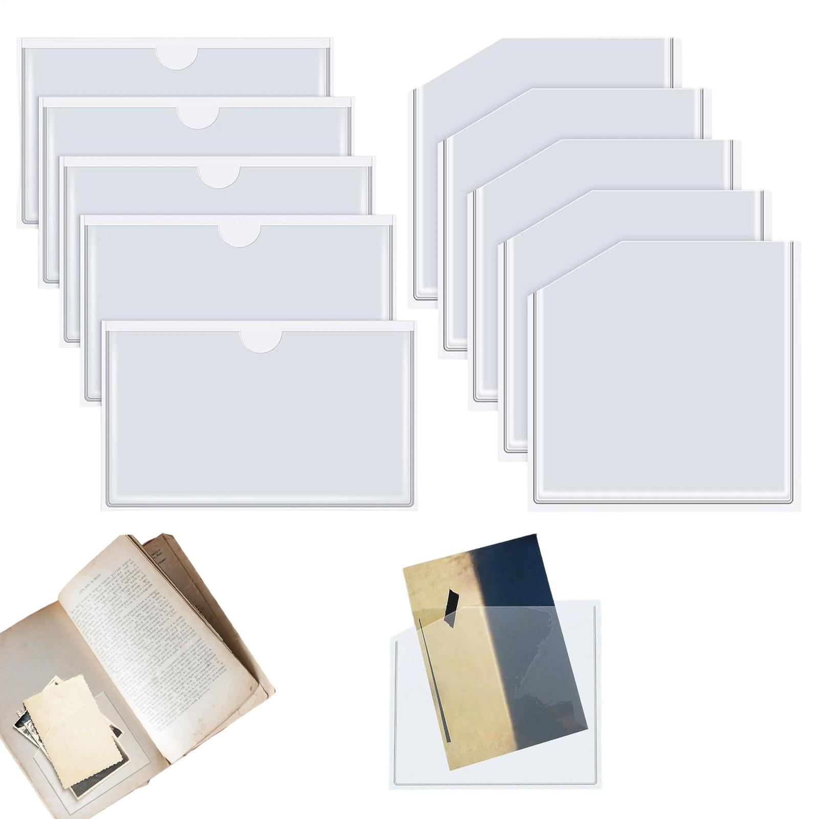 Clear Adhesive Pockets Dustpro - огляд і ціна Home Office And Library