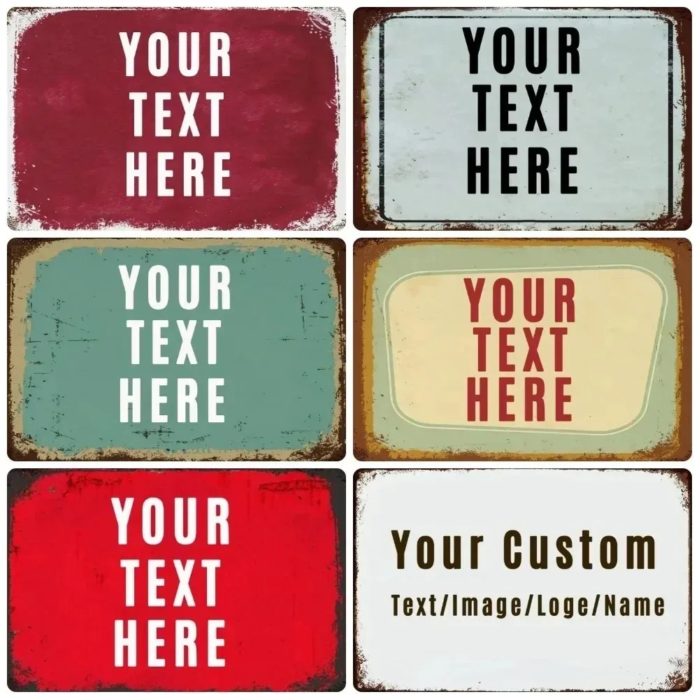 1pc Personalized Retro Aluminu - огляд і ціна Home Office Gifts