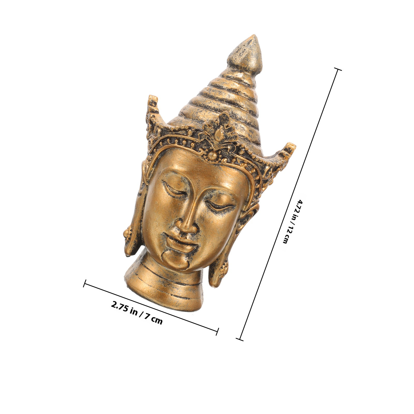 Buddha Head Small Zen Zen Deco - огляд і ціна Home Office Head