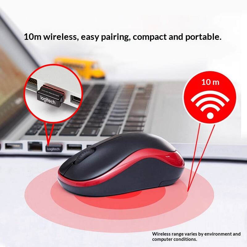 Logitech M185 Wireess Optica M - огляд і ціна Home Office Pay