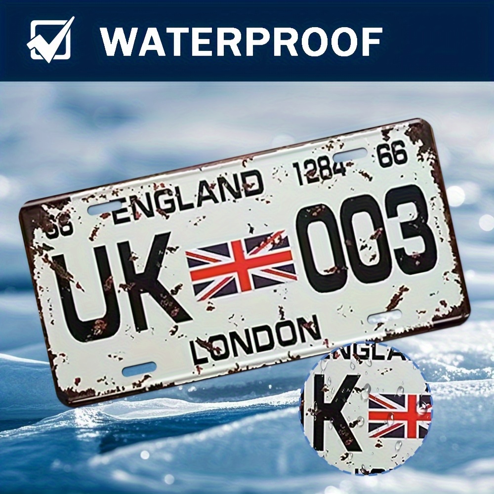 Vintage London UK License Plat - огляд і ціна Home Office Of London