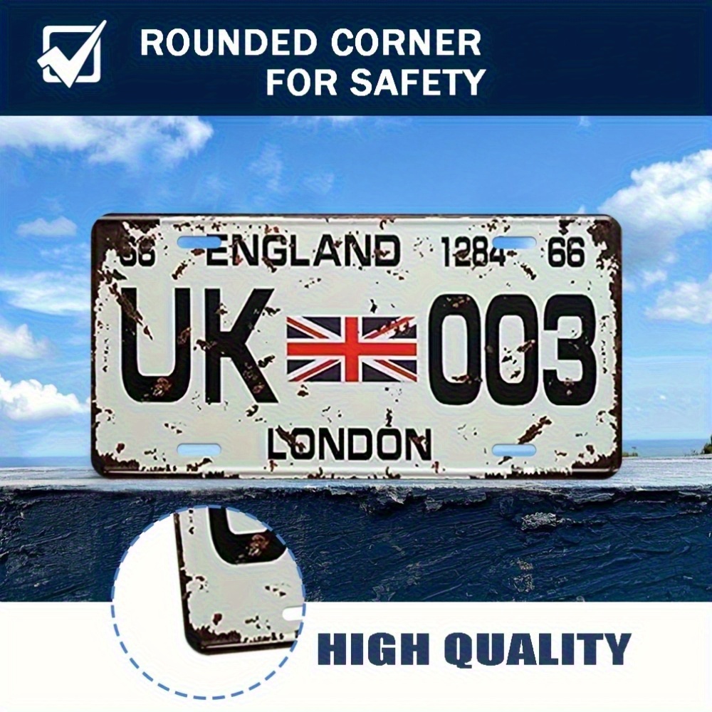 Vintage London UK License Plat - огляд і ціна Home Office Of London