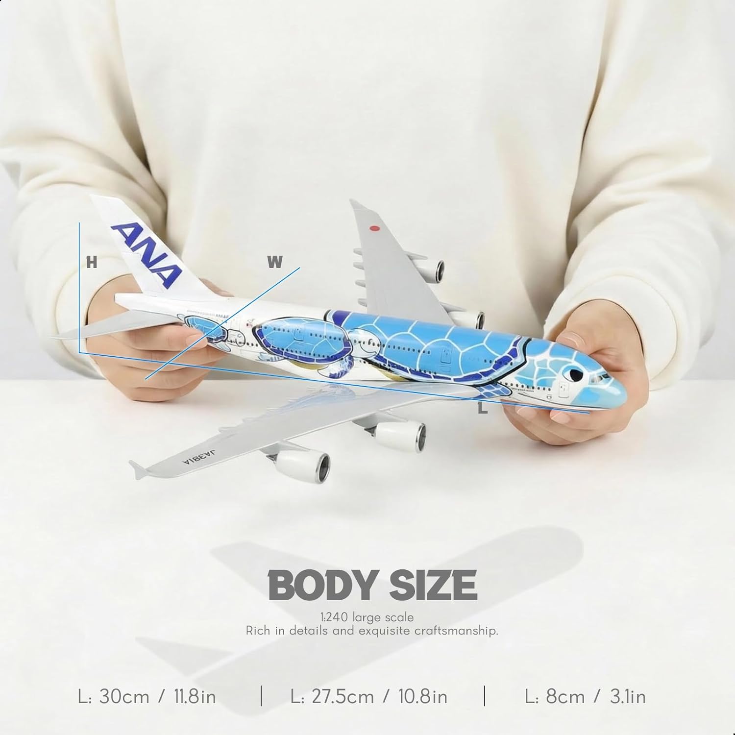 30cm ANA Turtle A380 Diecast R - огляд і ціна Home Office Pay