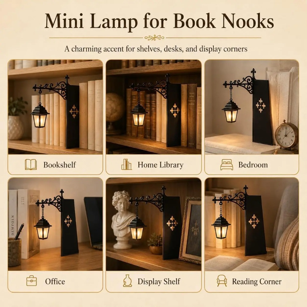 Vintage Book Nook Light LED St - огляд і ціна Home Office And Library