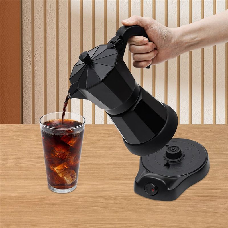 ABUN Electric Moka Pot Coffee  - огляд і ціна Home Office Moka