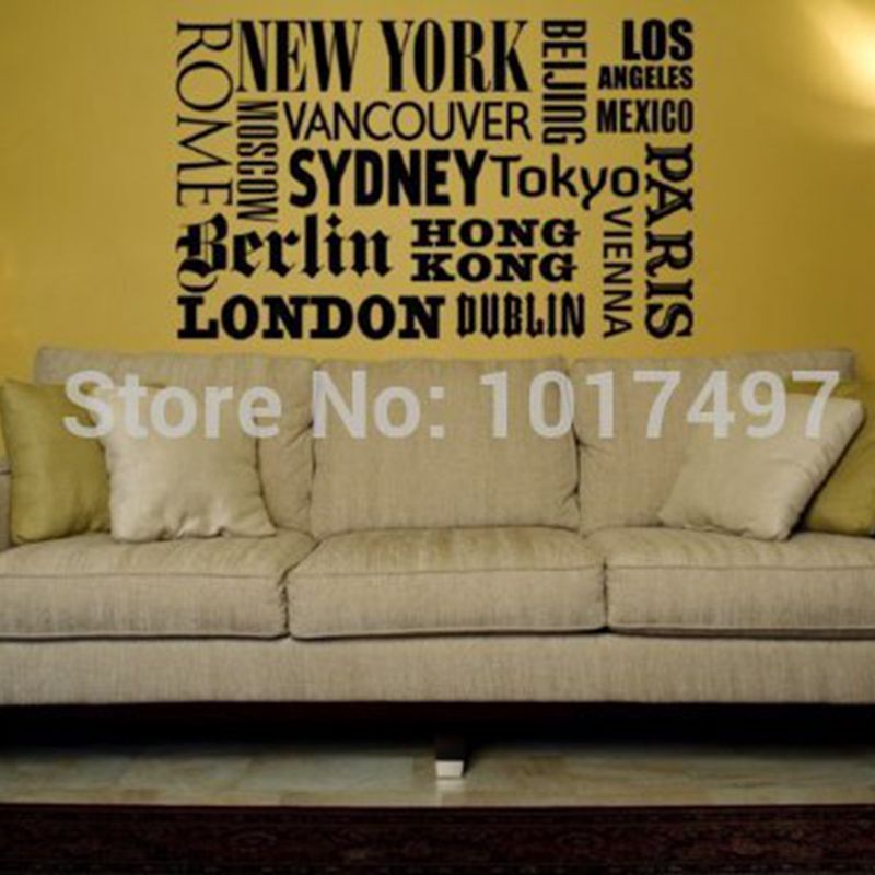 New York London Paris Quote wa - огляд і ціна Home Office Of London