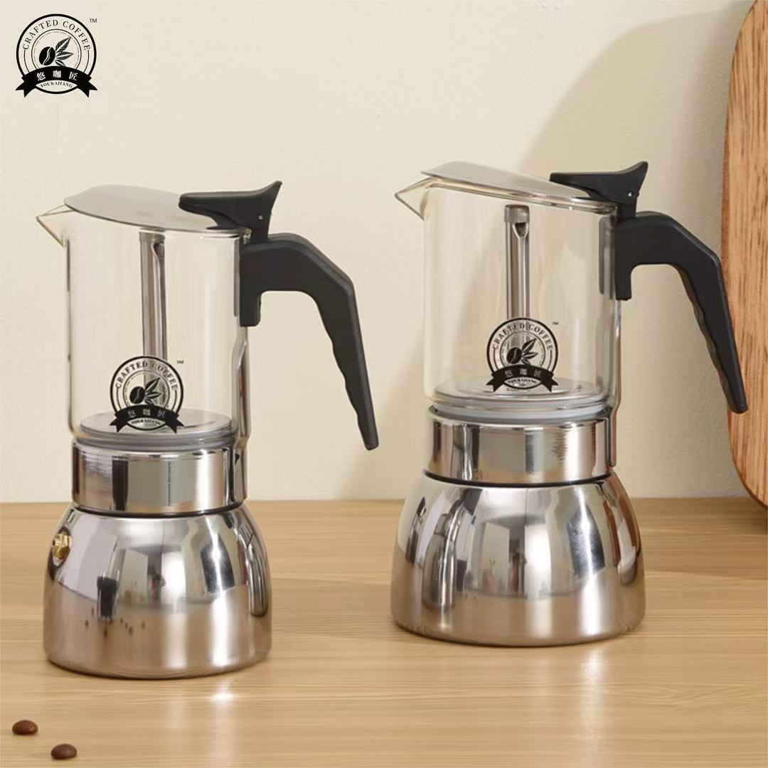 4/6 See-Through Moka Pot: High - огляд і ціна Home Office Moka