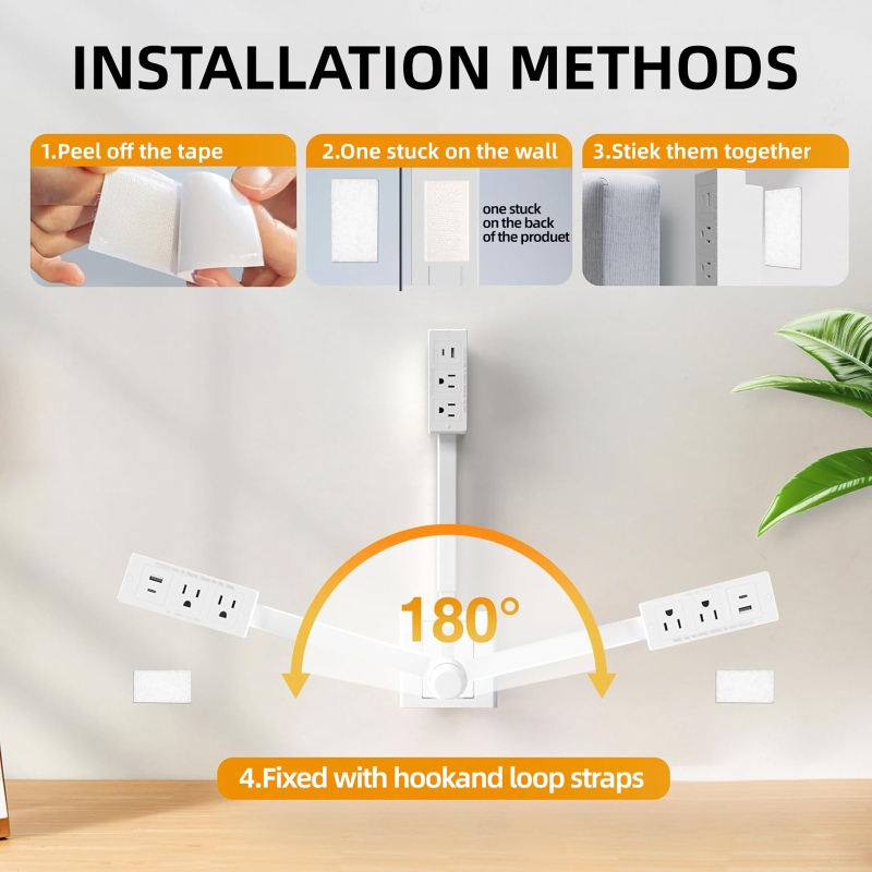 Electrical Outlet Extender Adj - огляд і ціна Power Strip Desk