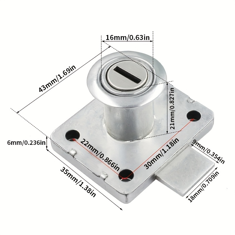 Cabinet Drawer Lock Wardrobe C - огляд і ціна Home Office Immigration