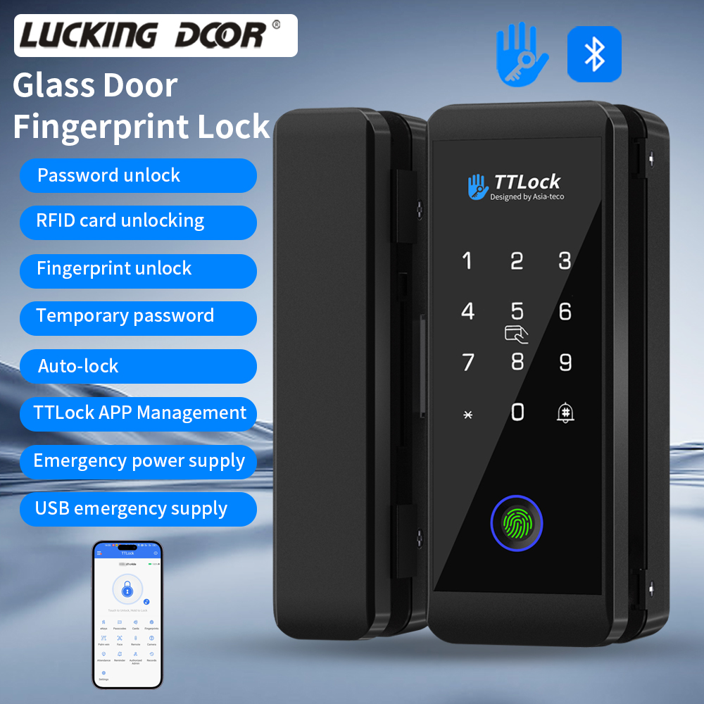 TTLOCK Smart Glass lock Finger - огляд і ціна Home Office Immigration