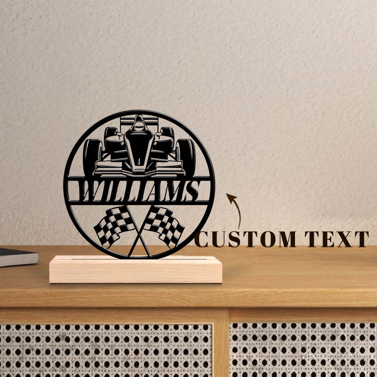 1Pc Csutom Name F1 Race Car Fl - огляд і ціна Home Office Gifts