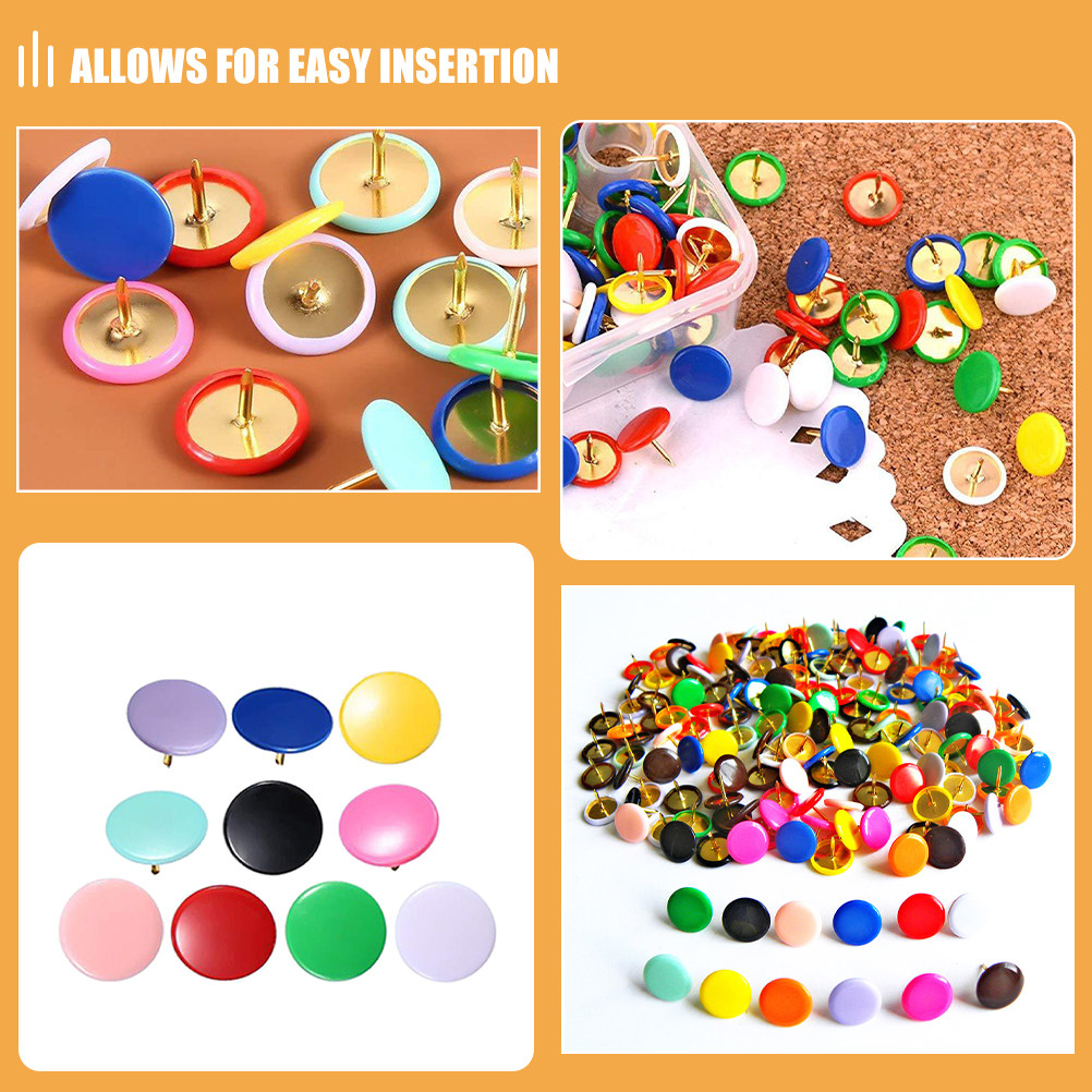 300Pcs Round Head Push Pins Co - огляд і ціна Home Office Head