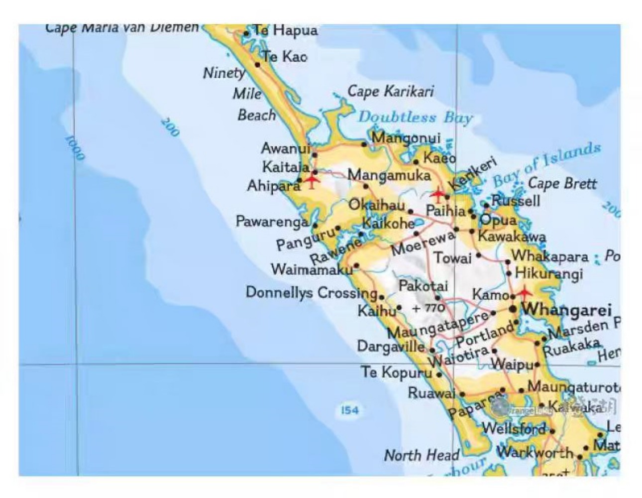 Large HD New Zealand Map Poste - огляд і ціна Home Office And Library